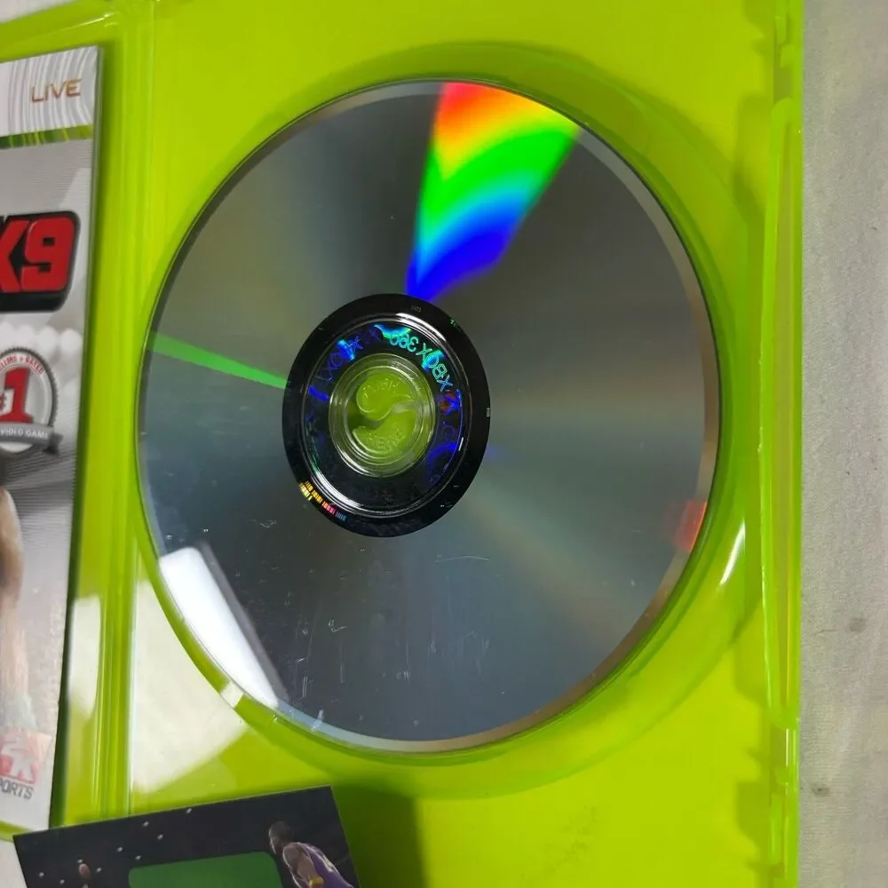 NBA 2K9 Xbox 360 Complete CIB with Disc Kevin Garnett Cover